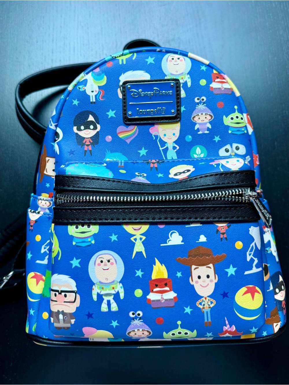 Disney Loungefly Pixar Blue Character Backpack